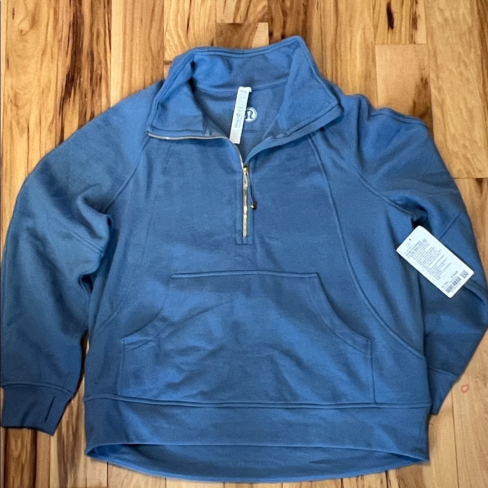Scuba Oversized Funnel Neck Half-Zip Sweater